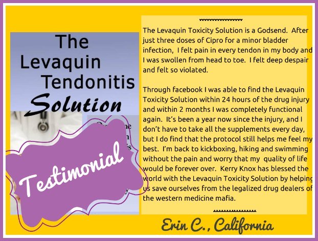 Levaquin Tendonitis Solution Testimonial Levaquin Tendonitis Solution Review